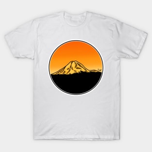 Lassen Peak CA at Sunset T-Shirt